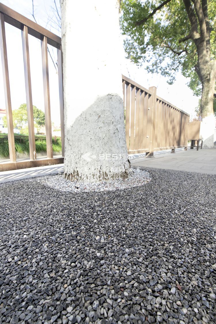 膠粘石樹池