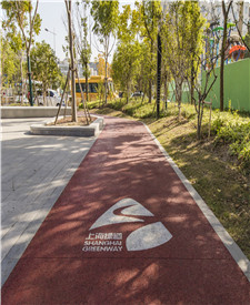 上海寶菊路透水路面項目
